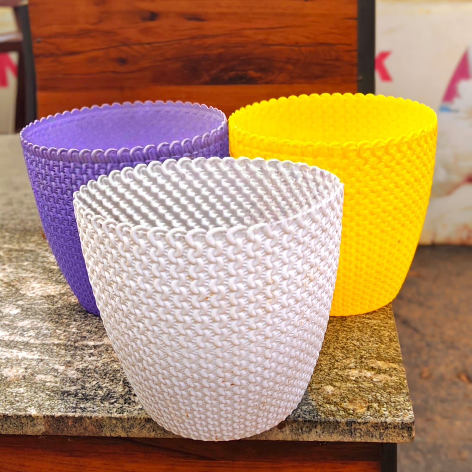 Plastic Pot - Crystal - 7inch